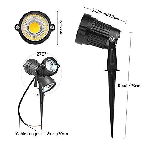 5 Watt Waterproof Garden Light