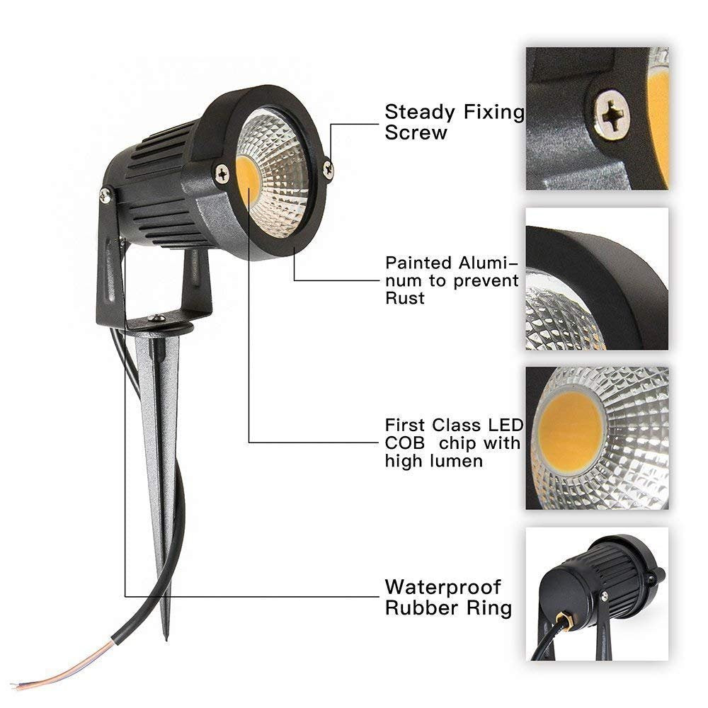 5 Watt Waterproof Garden Light