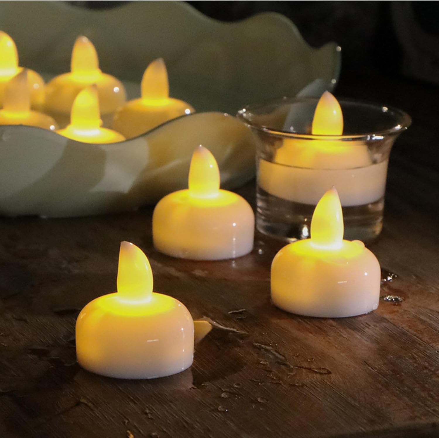 Floating LED Tealight Candles