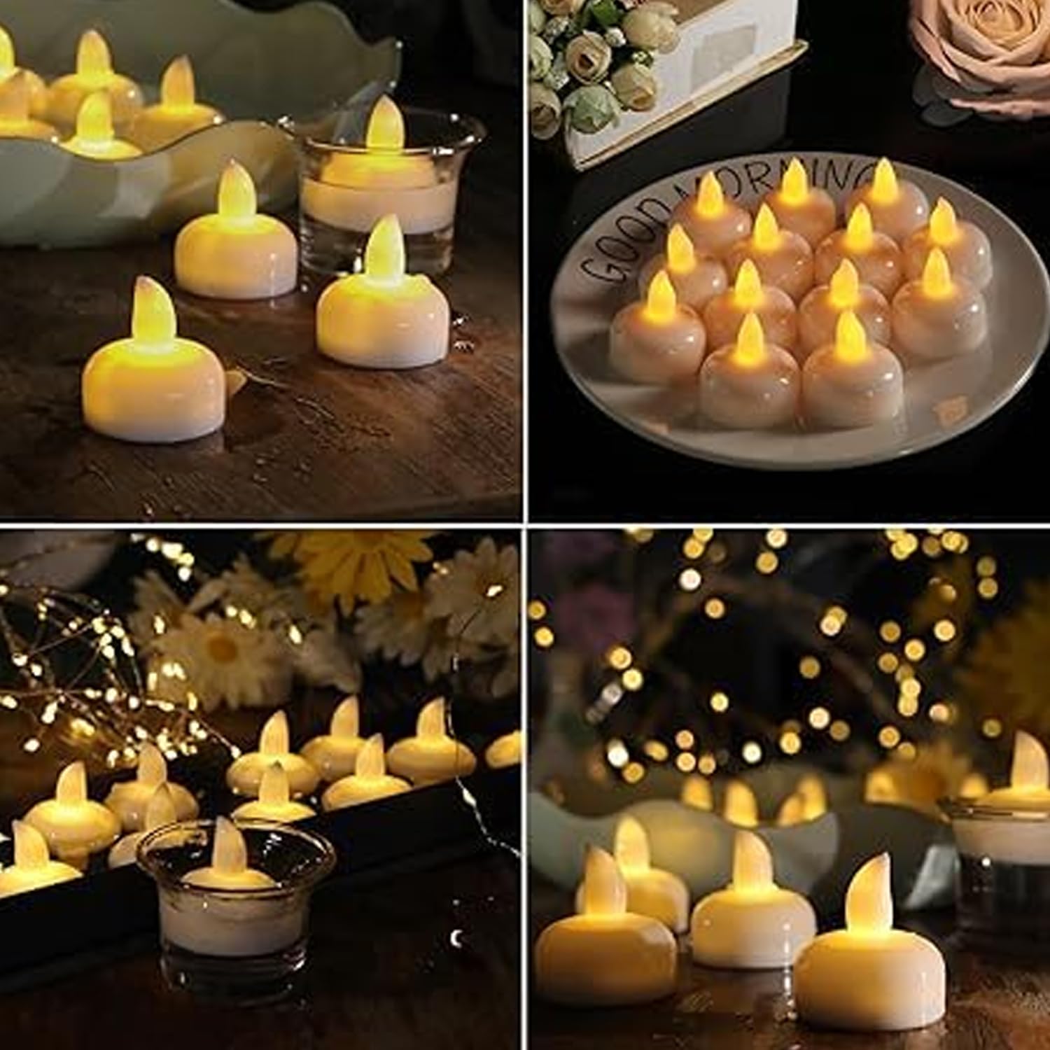Floating LED Tealight Candles