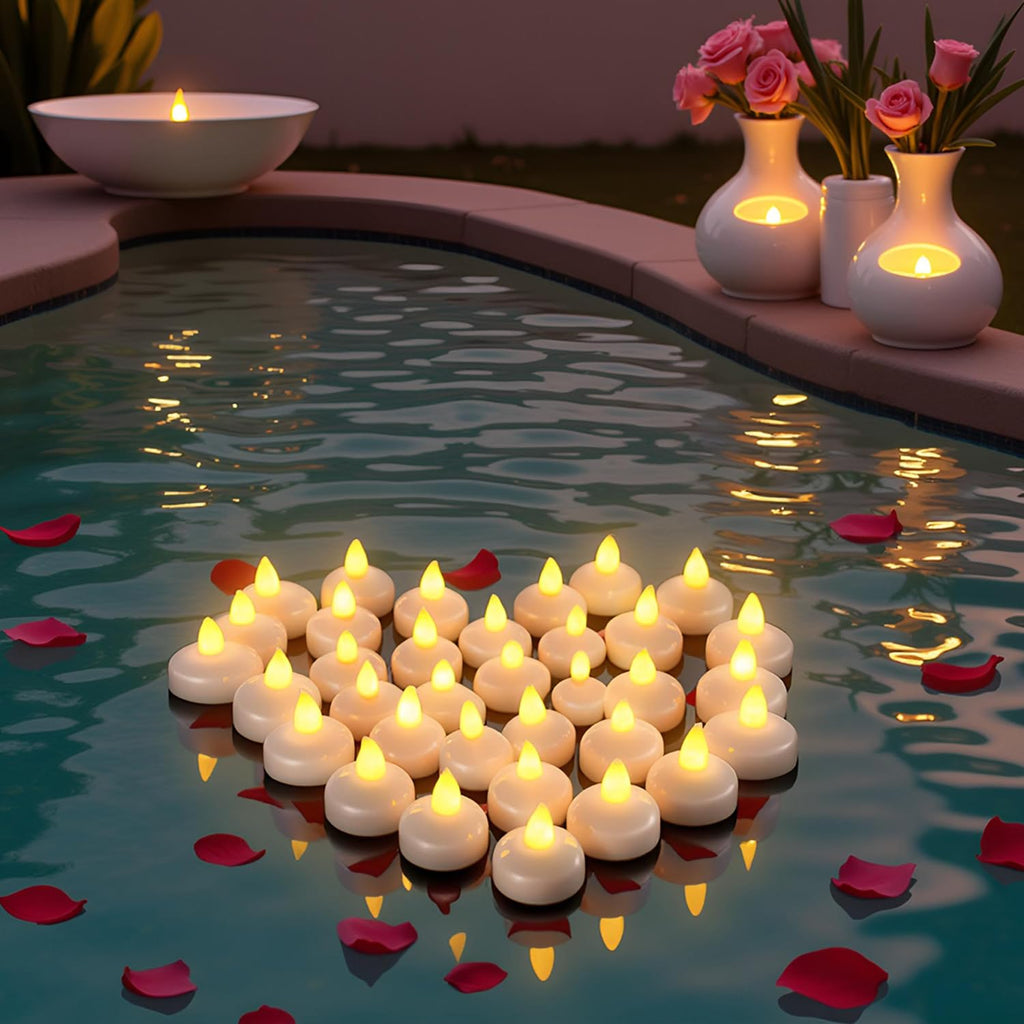Floating LED Tealight Candles