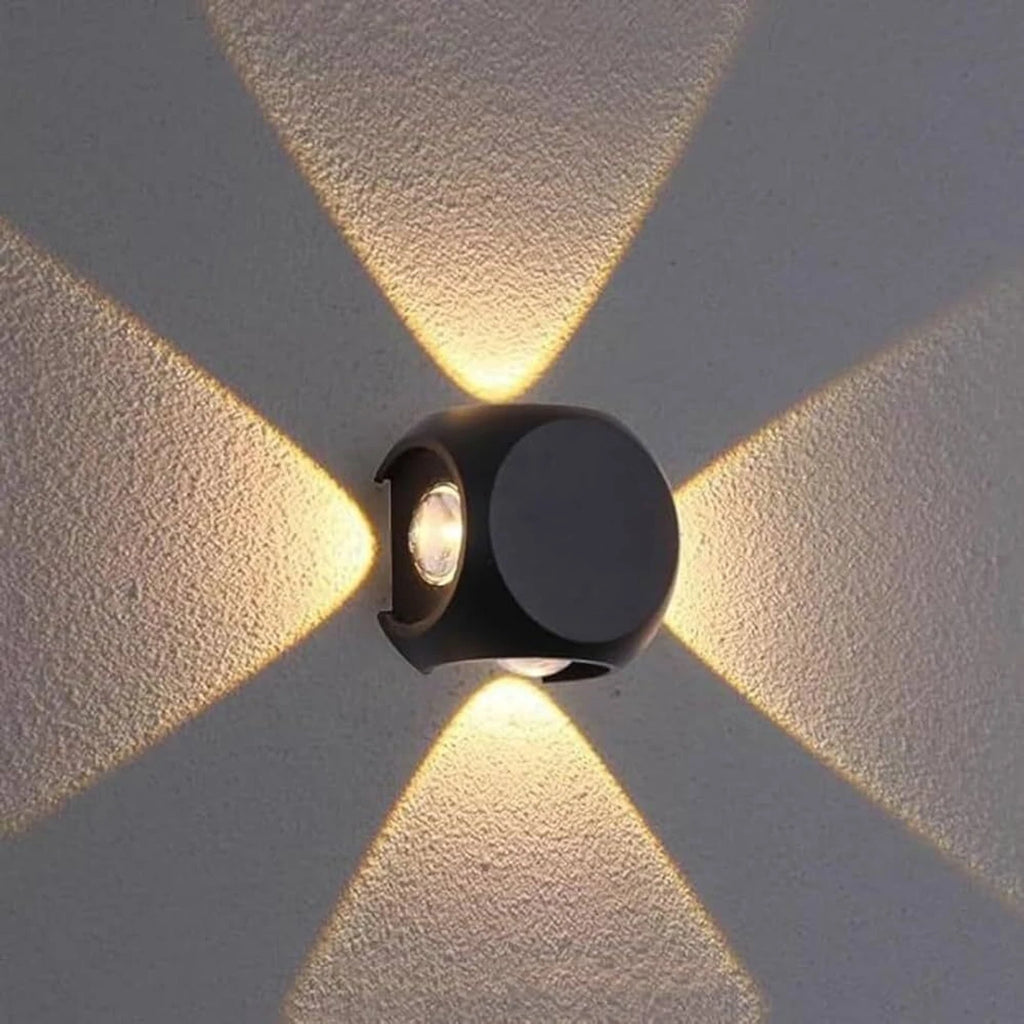 4 Way Outdoor Wall Light (Warm White)