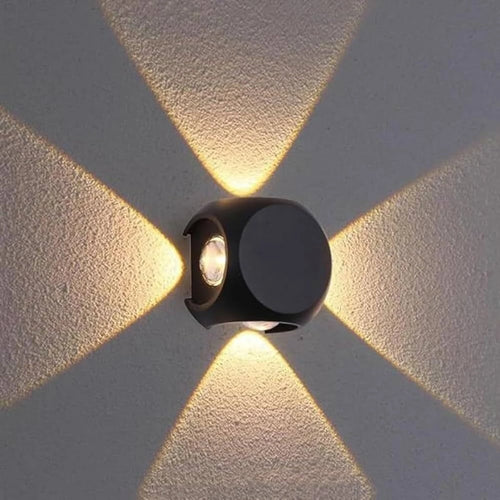 4 Way Outdoor Wall Light (Warm White)