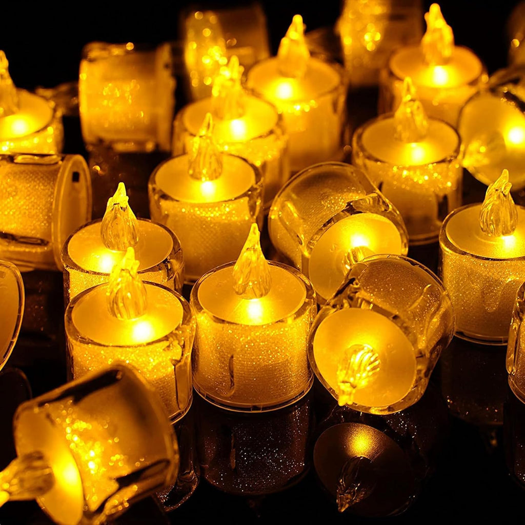 Decorative Crystal Candles Transparent