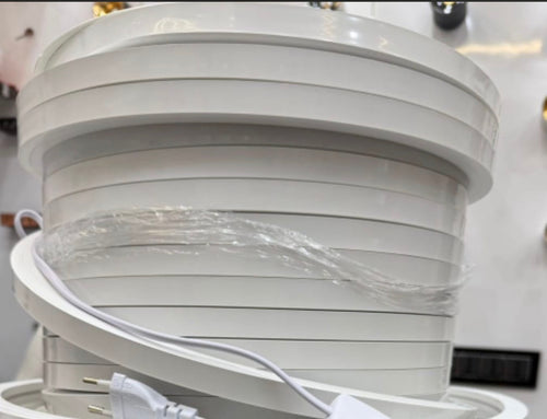 50 METER Flexible Silicone Neon Profile Light - Front Bend IP65 220v - Warm White