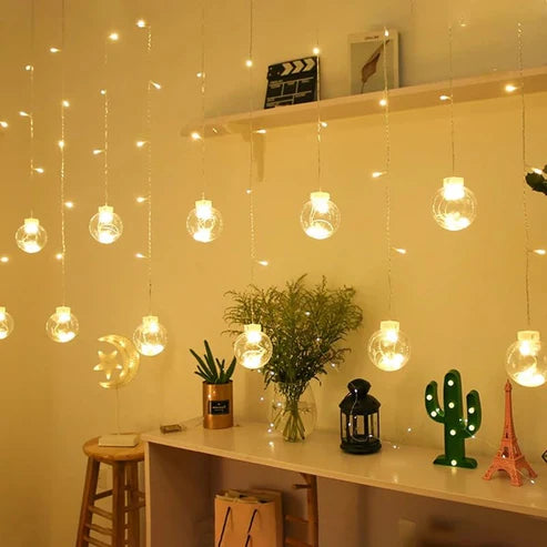 Decorative Wish Ball Orbs LED Curtain Lights